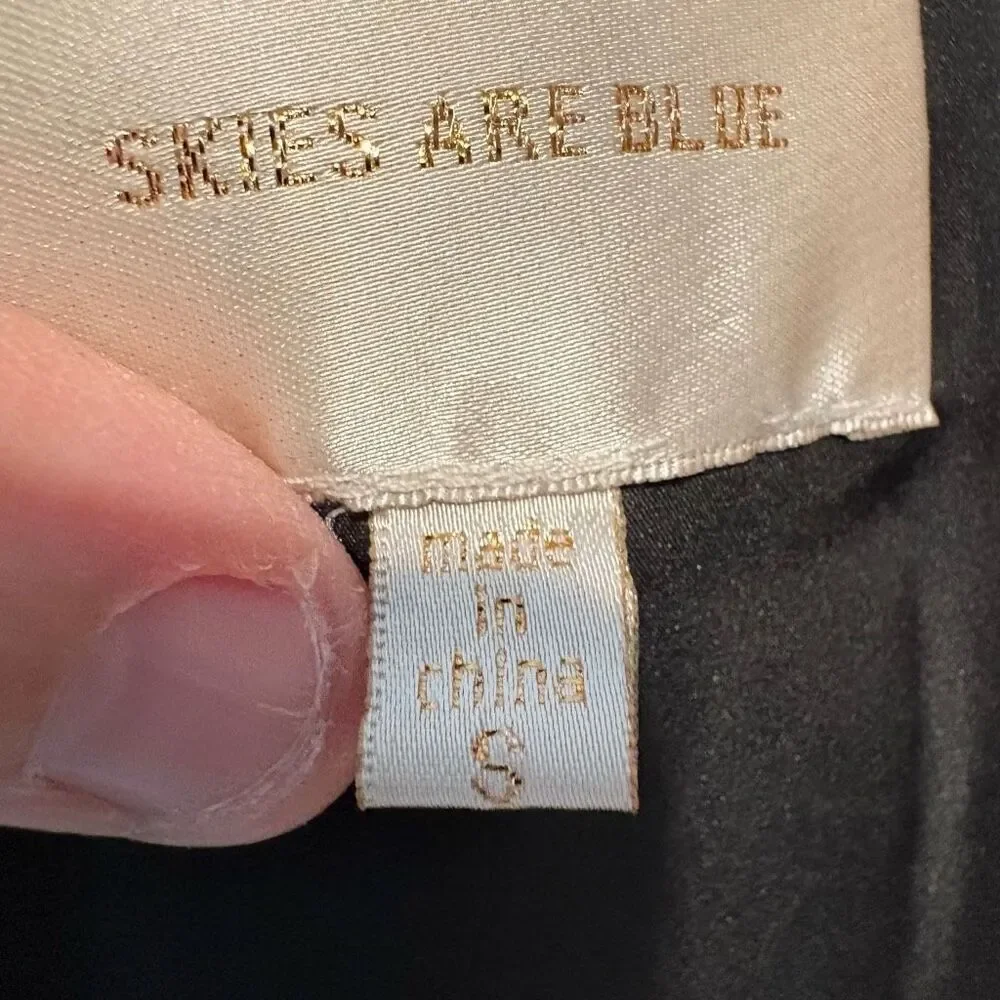 Skies‎ are Blue Stitch Fix Wels Quilted Puffer vest gray size S